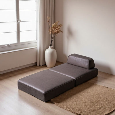 Grida Sofa Low Brown - Flat Unit / グリーダソファ ロー 脚なし ブラウン - 背もたれなし