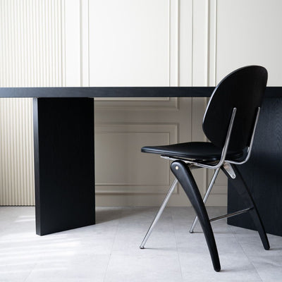 【Outlet】Kingfisher Chair Black 2pcs/ 【アウトレット】キングフィッシャーチェア ブラック 2点セット