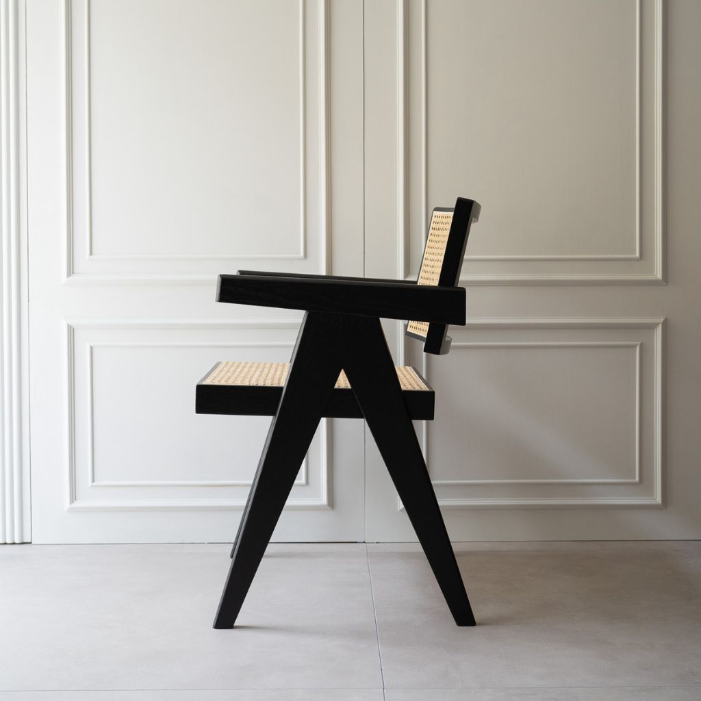 【Outlet】V-leg Office Chair PH28 Black / 【アウトレット】Vレッグオフィスチェア ブラック ピエール・ジャンヌレ