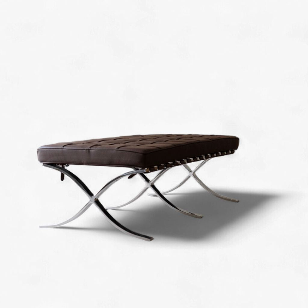 Barcelona 2Seater Ottoman Coffee / バルセロナ 2シート オットマン コーヒー色 ミース・ファン・デル・ローエ