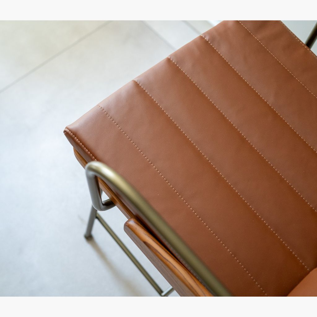 Karak Arm Chair Brown 2pcs /  カラックアームチェア ブラウン 2脚セット