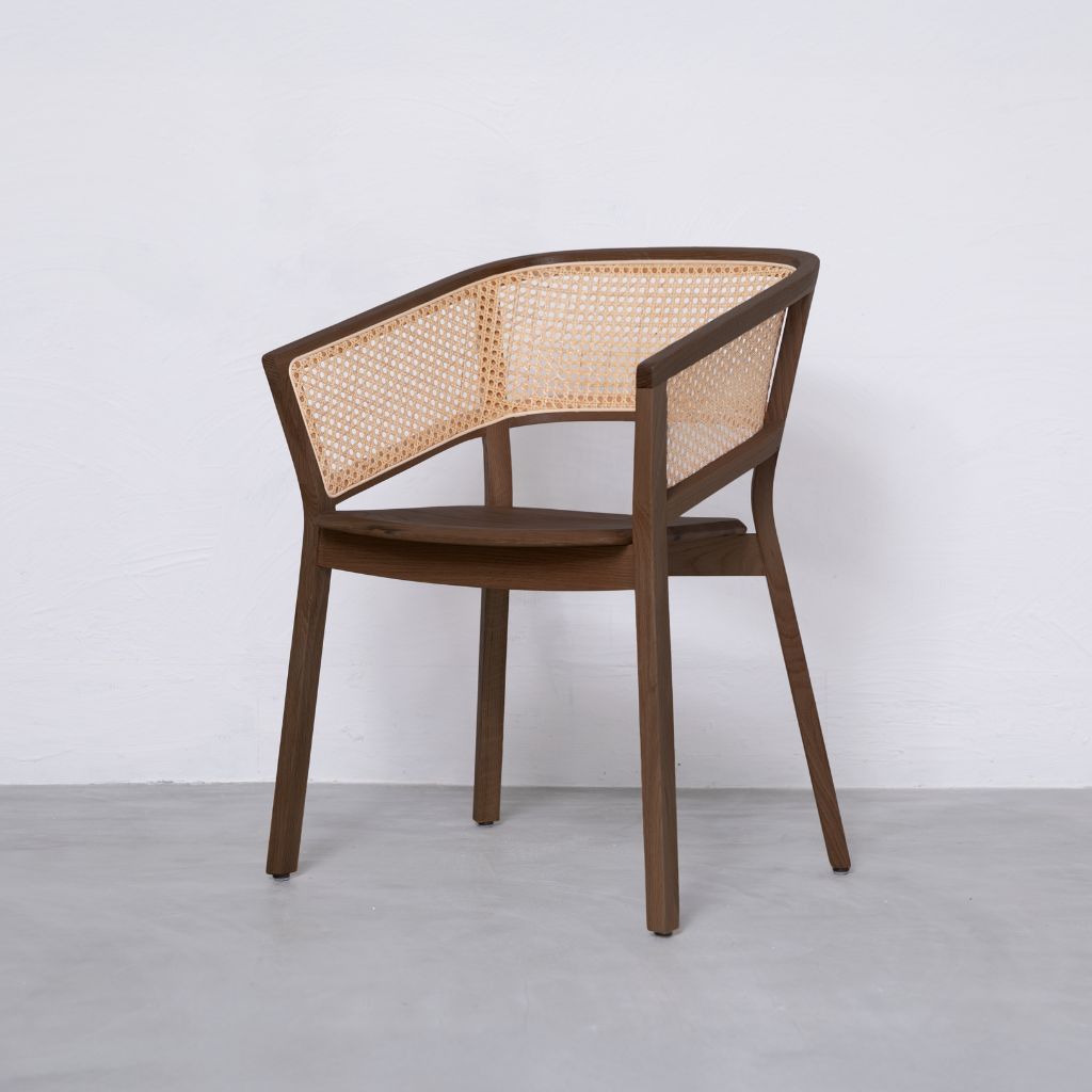 Bucket Rattan Chair Brown / バケットラタンチェア ブラウン