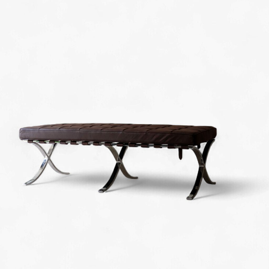 Barcelona 2Seater Ottoman Coffee / バルセロナ 2シート オットマン コーヒー色 ミース・ファン・デル・ローエ