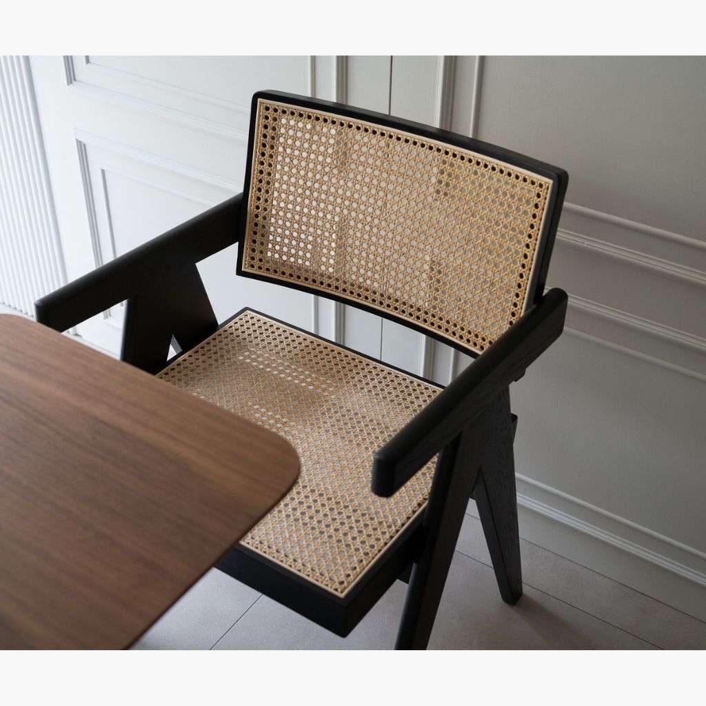 【Outlet】V-leg Office Chair PH28 Black / 【アウトレット】Vレッグオフィスチェア ブラック ピエール・ジャンヌレ