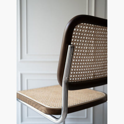 【Outlet】Cesca Armless Chair Brown / 【アウトレット】チェスカアームレスチェア ブラウン カンチレバー マルセル・ブロイヤー
