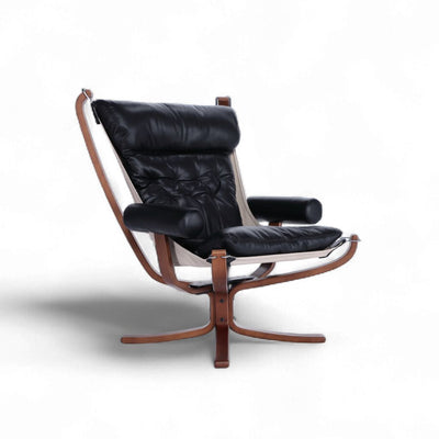 Falcon Armchair Wood Frame Black / ファルコンアームチェア ウッドフレーム ブラック