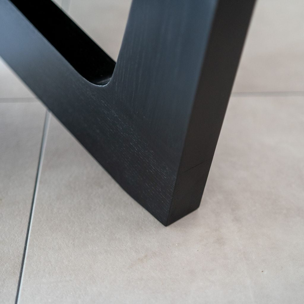 Cross Coffee Table Black  / クロスコーヒーテーブル ブラック 木製天板