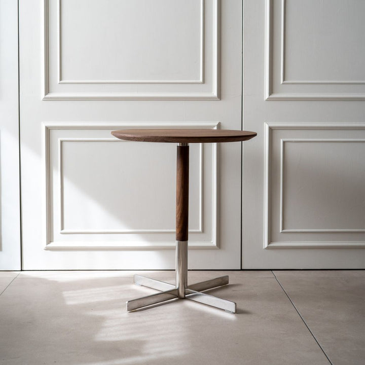 Round Side Table Brown / ラウンドサイドテーブル ブラウン – KuHoN