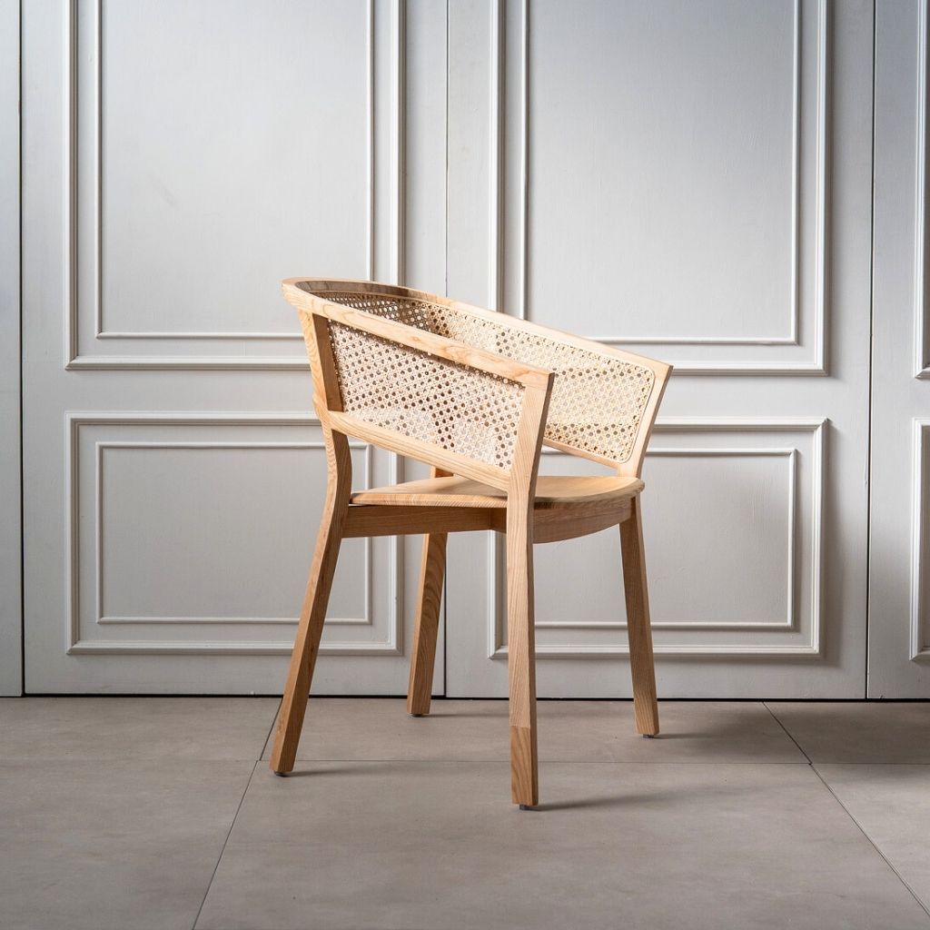 Bucket Rattan Chair Natural / バケットラタンチェア ナチュラル – KuHoN