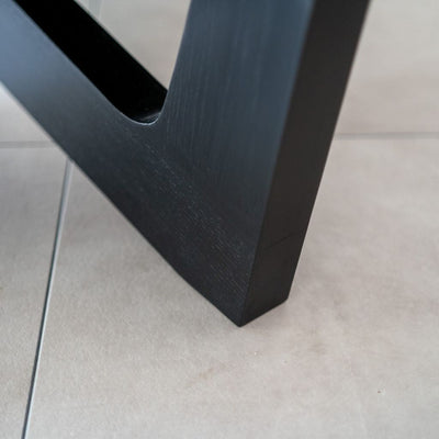 【Outlet】Cross Coffee Table Black  / 【アウトレット】クロスコーヒーテーブル ブラック 木製天板