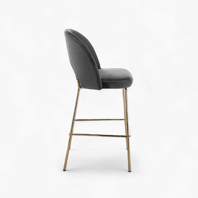 Petal Bar Chair (Gold Frame) Dark Gray / ペタルバーチェア（ゴールドフレーム） ダークグレー色