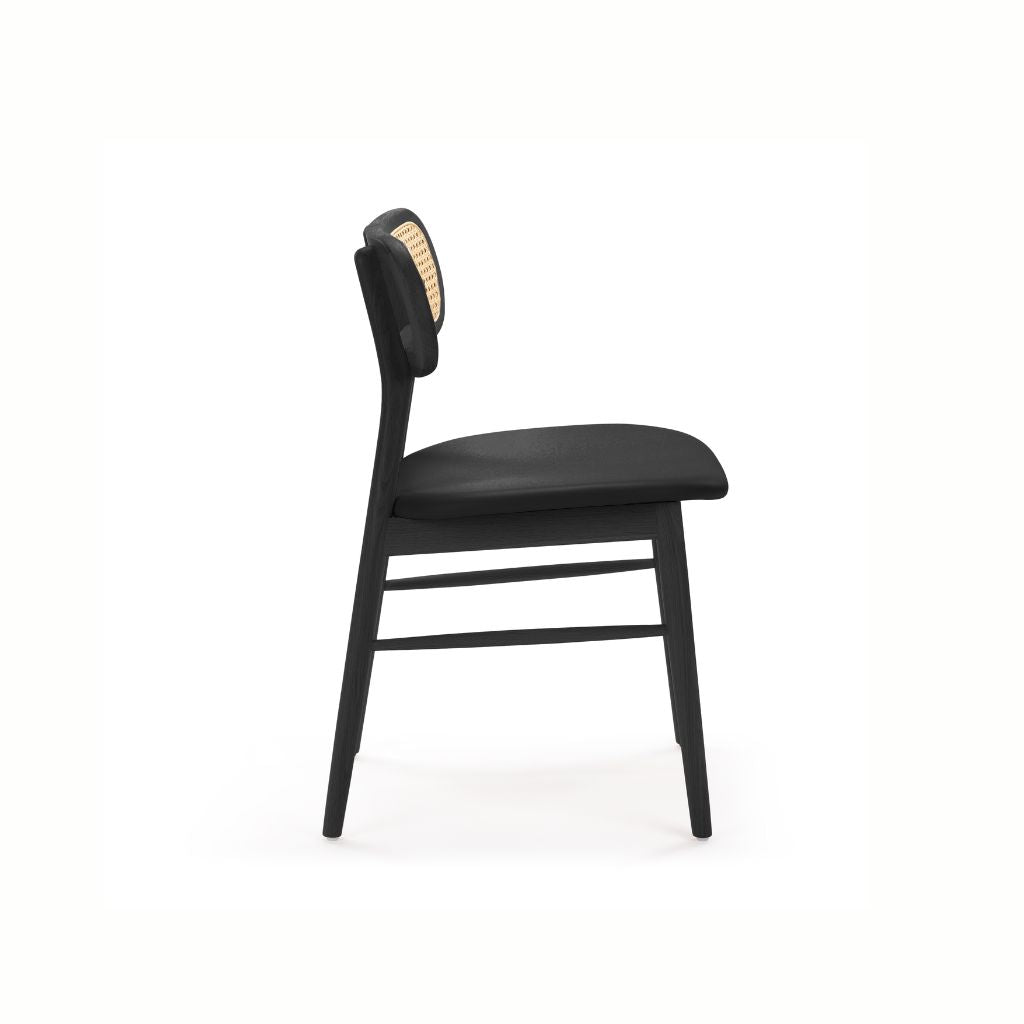 Jasper Side Chair KEBEジャスパーサイドチェア 1脚 Jasper Side Chair Black KEBE / ジャスパーサイドチェア ブラック – KuHoN