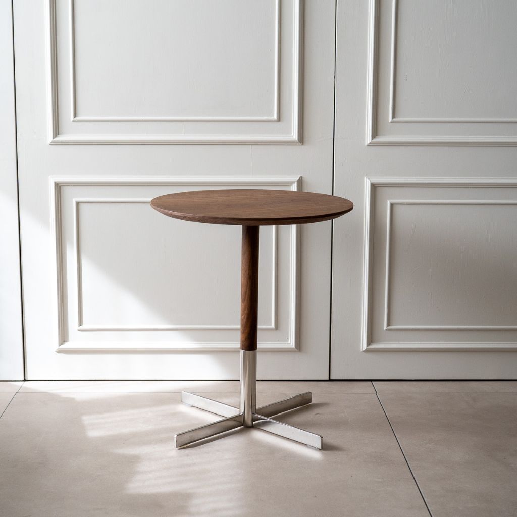 Round Side Table Brown / ラウンドサイドテーブル ブラウン – KuHoN