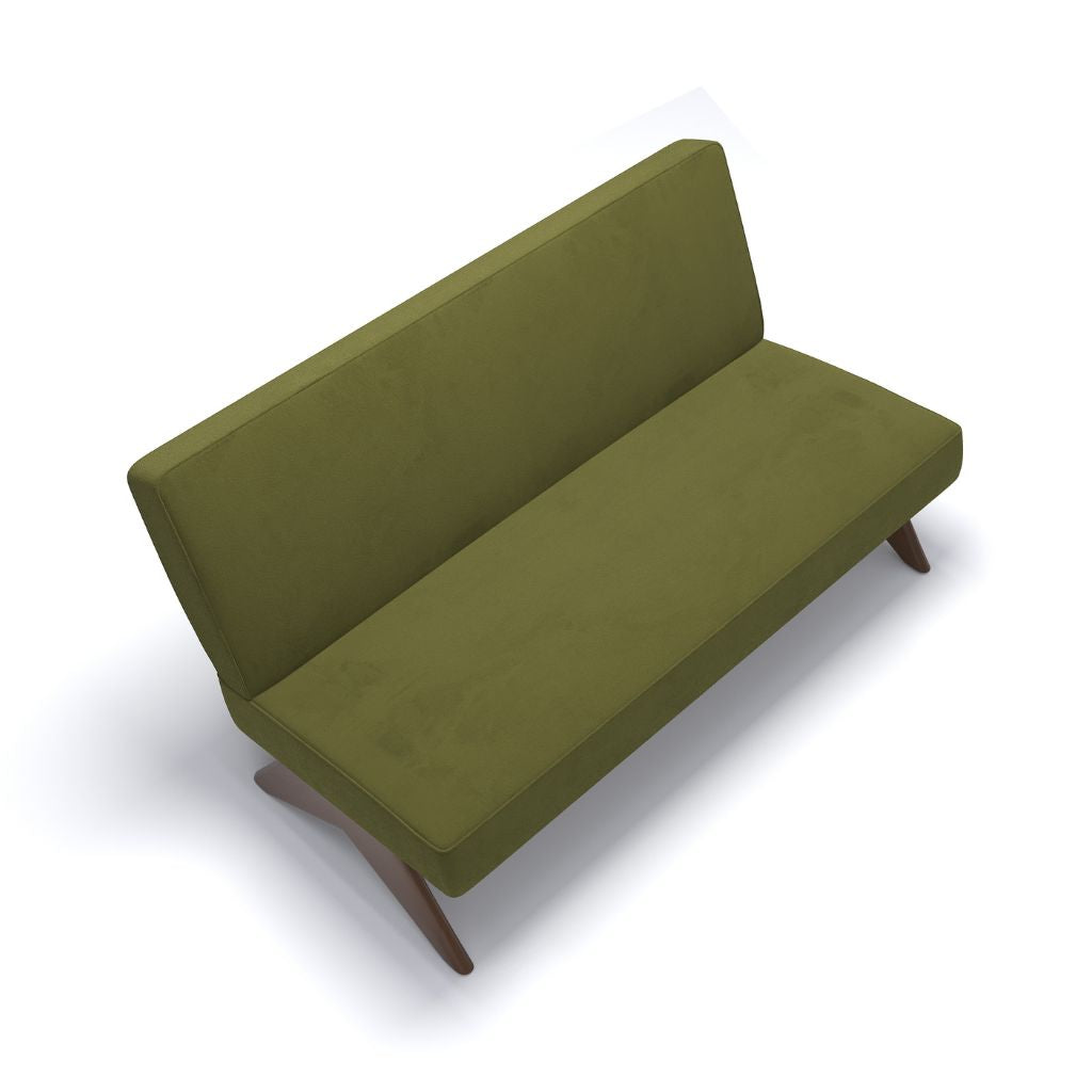 PH362 Armless Sofa Velvet Olive Green / PH362 アームレスソファ ベルベット生地 オリーブグリーン色 ピエール・ジャンヌレ