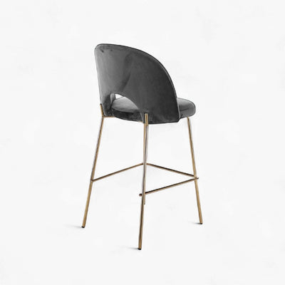 Petal Bar Chair (Gold Frame) Dark Gray / ペタルバーチェア（ゴールドフレーム） ダークグレー色