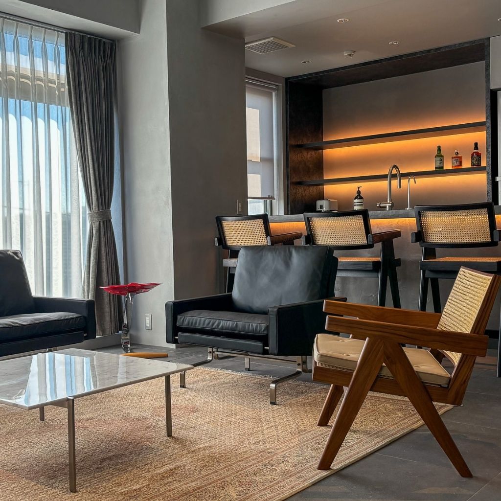 PK31 1Seat Sofa Black / PK31 ソファ シングル ブラック色 ポール