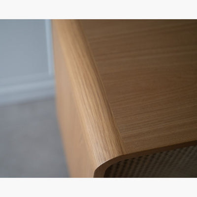 【Sample】Rattan Cabinet Slide Door Natural / 【サンプル品】ラタンキャビネット 引き戸仕様 ナチュラル