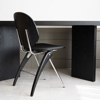 【Outlet】Kingfisher Chair Black 2pcs/ 【アウトレット】キングフィッシャーチェア ブラック 2点セット