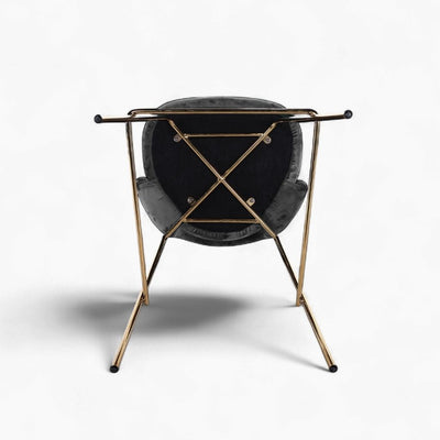 Petal Bar Chair (Gold Frame) Dark Gray / ペタルバーチェア（ゴールドフレーム） ダークグレー色