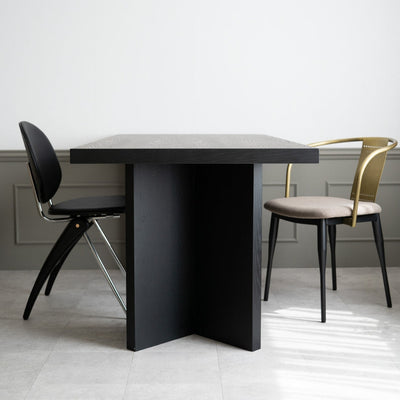 【Outlet】Vleg Table Black / 【アウトレット】Vレッグ テーブル ブラック