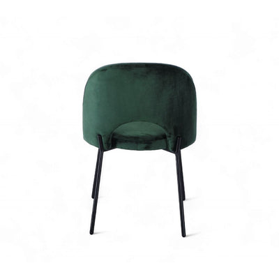 Petal Dining Chair (Black Frame) Dark Green / ペタルダイニングチェア（ブラックフレーム） ダークグリーン色