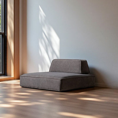 Grida Sofa Low Dark Gray - Back Unit / グリーダソファ ロー 脚なし ダークグレー - 背もたれ付き