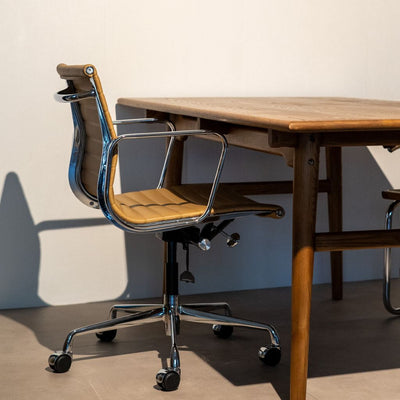 Management Flat Chair Lightbrown / マネイジメント フラットチェア ライトブラウン アルミナムチェア