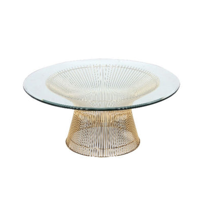 Platner Coffee Table Glass Gold / プラットナー コーヒーテーブル ガラス ゴールド ウォーレン プラットナー