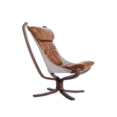 Falcon Chair Wood Frame Oil-Leather / ファルコンチェア ウッドフレーム オイルレザー
