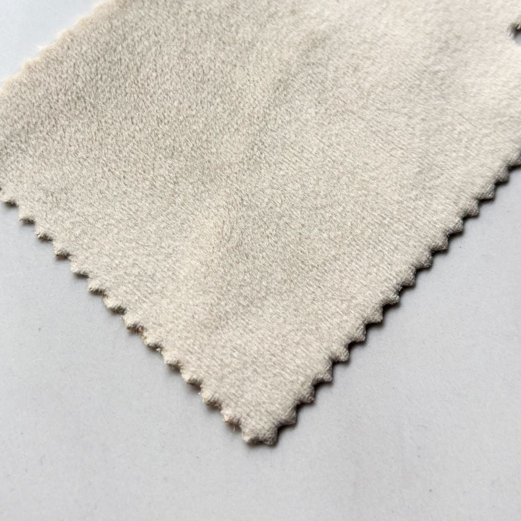 Velvet Sample White Ivory / ベルベット生地 サンプル ホワイトアイボリー色