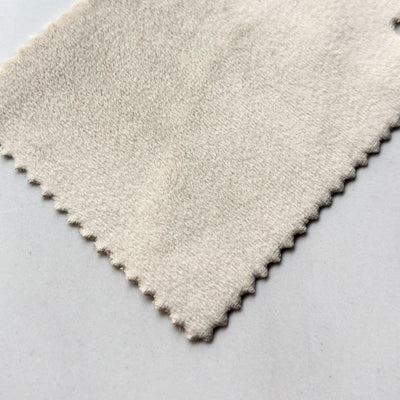 Velvet Sample White Ivory / ベルベット生地 サンプル ホワイトアイボリー色