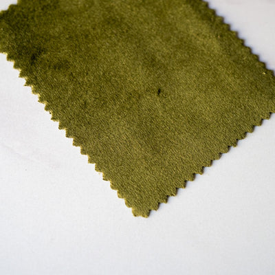 Velvet Sample Olive Green / ベルベット生地 サンプル オリーブグリーン色