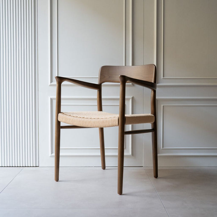 KuHoN 56 Arm Chair ペーパーコード ニールス・モラー 56 Arm Chair Paper Code Brown / 56アームチェア ぺーパーコード仕様