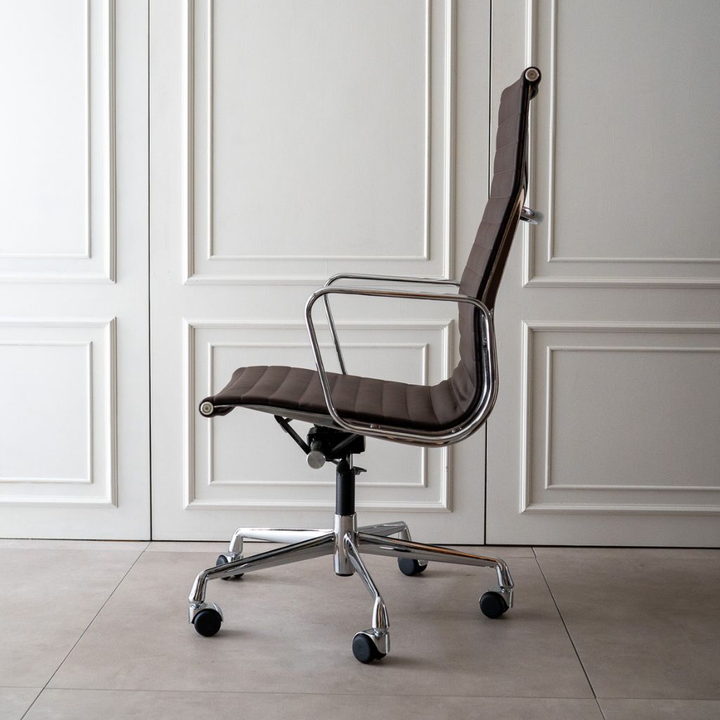 Executive Flat Chair High Darkbrown / エグゼクティブ フラット