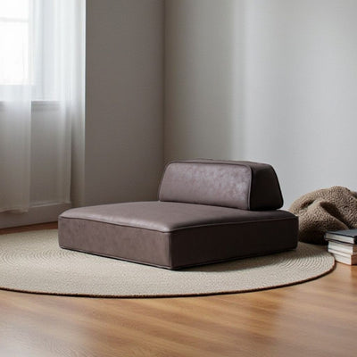 Grida Sofa Low Brown - Back Unit / グリーダソファ ロー 脚なし ブラウン - 背もたれ付き