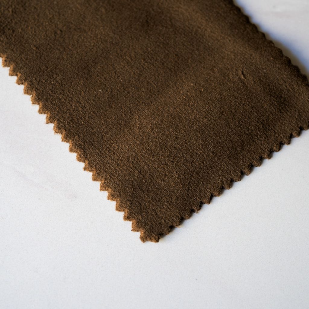Velvet Sample Brown / ベルベット生地 サンプル ブラウン色