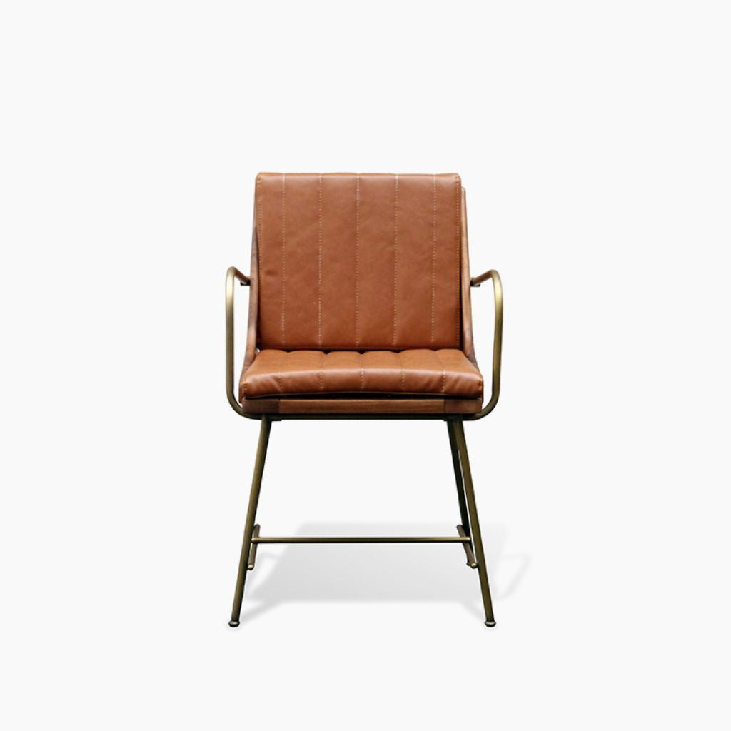 Karak Arm Chair Brown 2pcs /  カラックアームチェア ブラウン 2脚セット