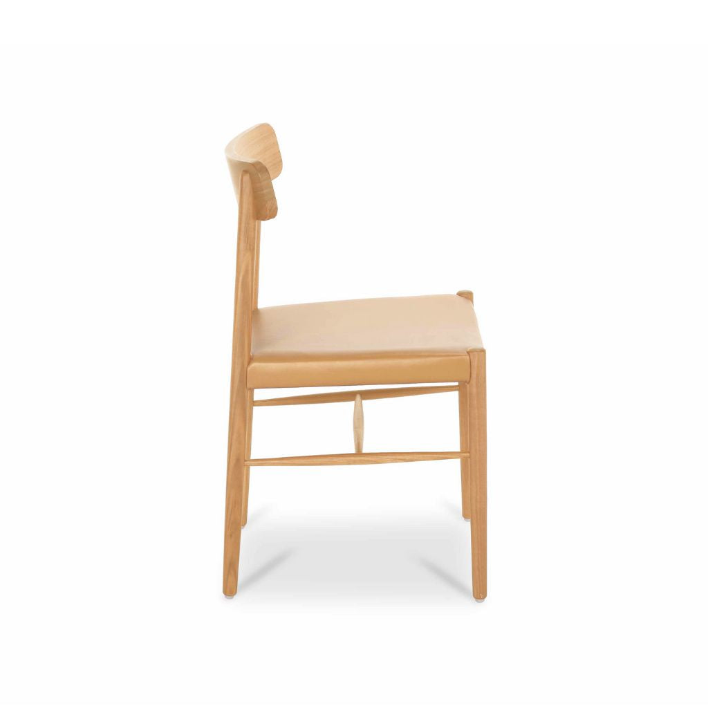 Kantan Side Chair Leather Natural KEBE / カンタンサイドチェア レザー ナチュラル ケベ