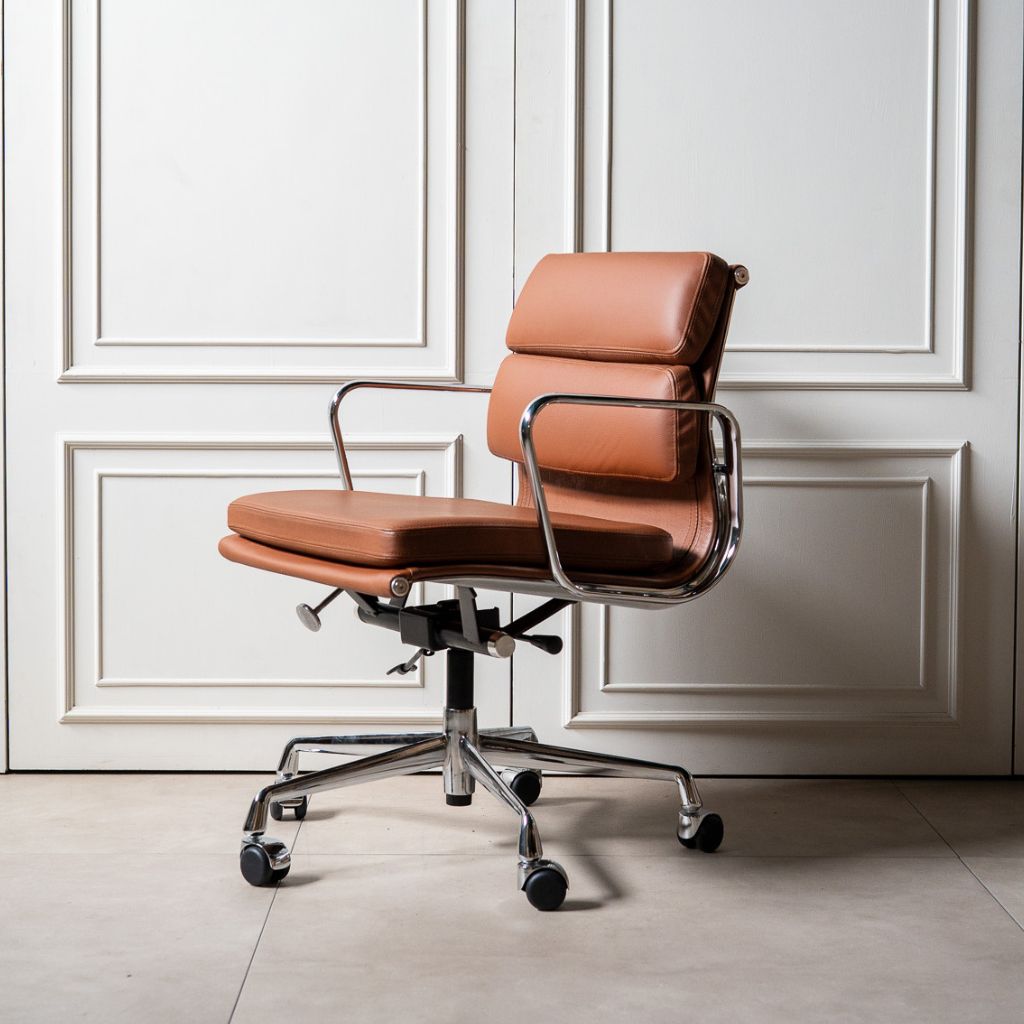 Management Soft Pad Chair Brown / マネイジメント ソフトパッド チェア ブラウン アルミナムチェア
