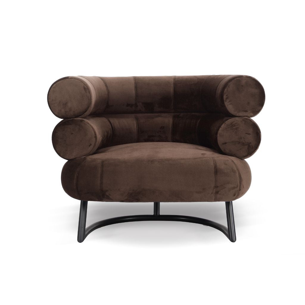 BIBENDUM CHAIR Fabric Brown / ビバンダムチェア ファブリック ブラウン色 アイリーン・グレイ