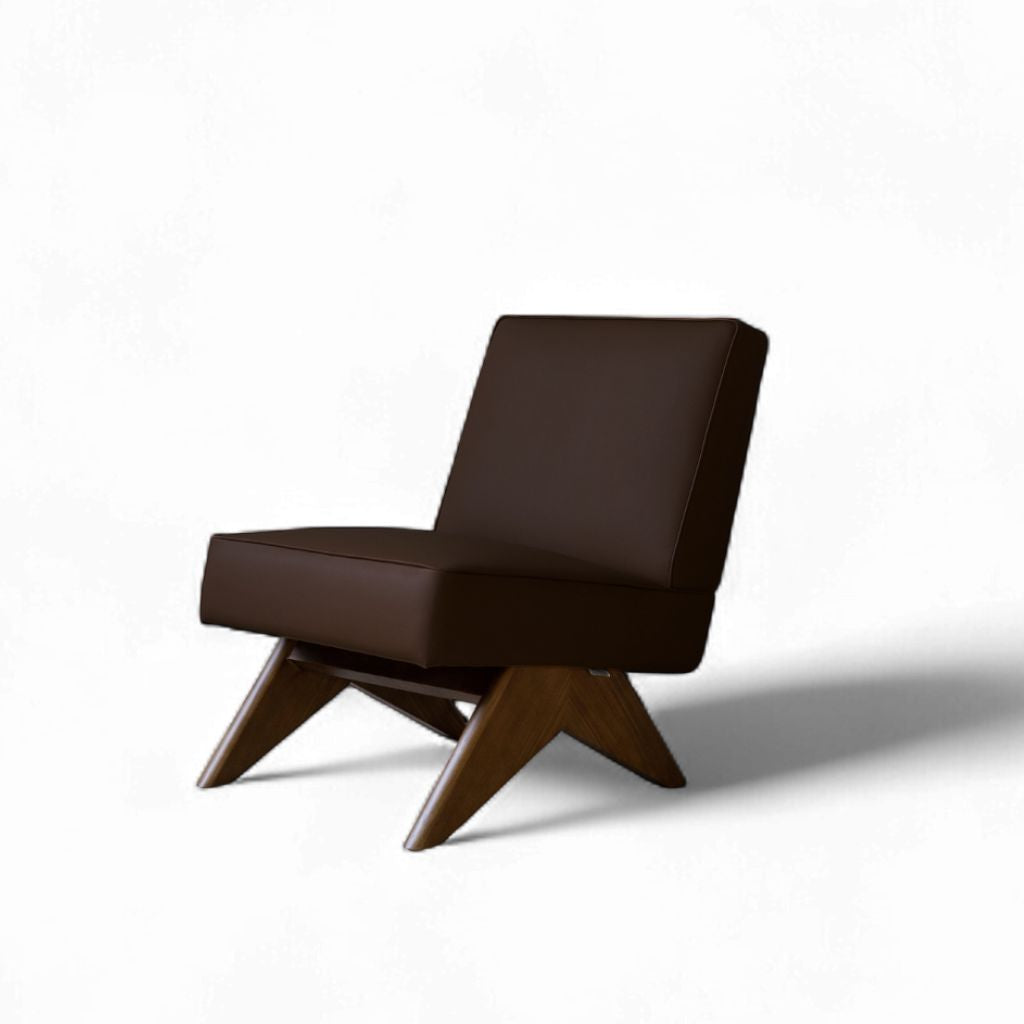 PH361 Armless Chair Coffee / PH361 アームレスチェア コーヒー色 ピエール・ジャンヌレ