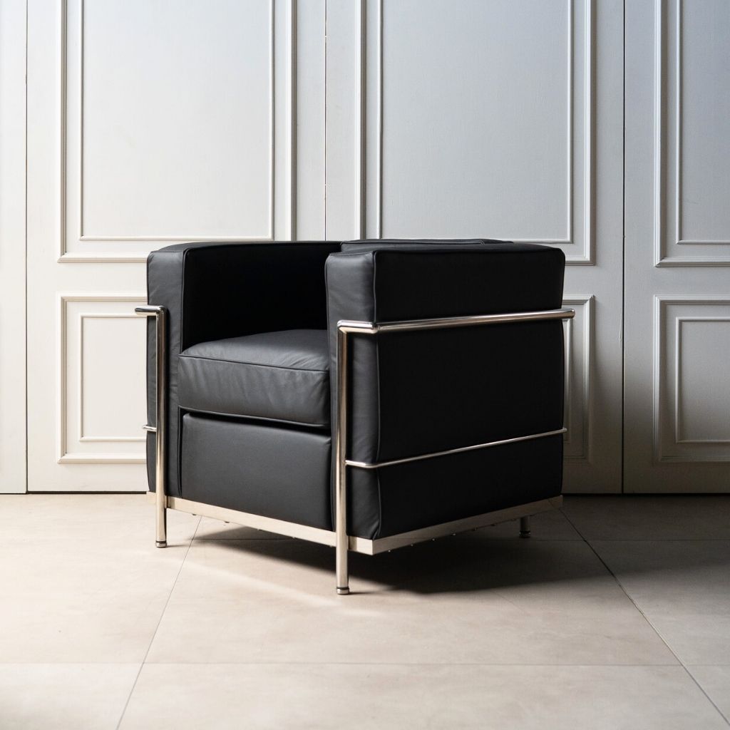 LC2 1Seat Sofa Black / LC2 シングルソファ ブラック色 ル
