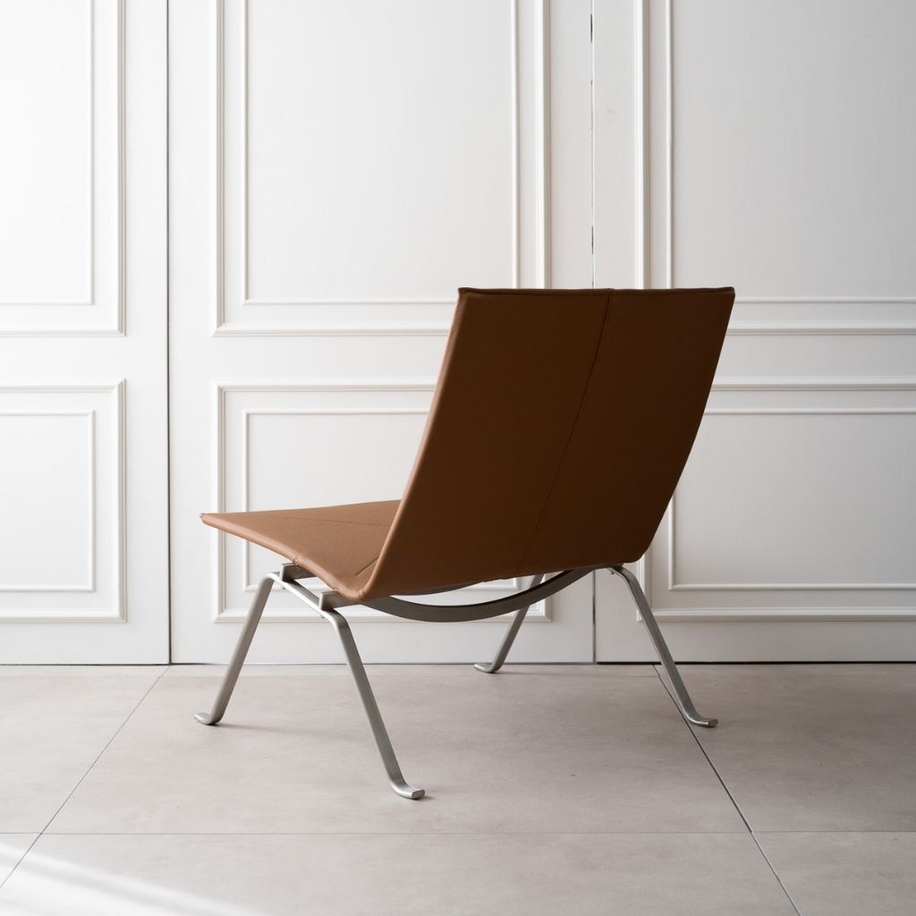 美品 PK22 イージーチェア ブラウン ポール・ケアホルム 本革 PK22 EASY CHAIR Brown / PK22 イージーチェア ブラウン ポール