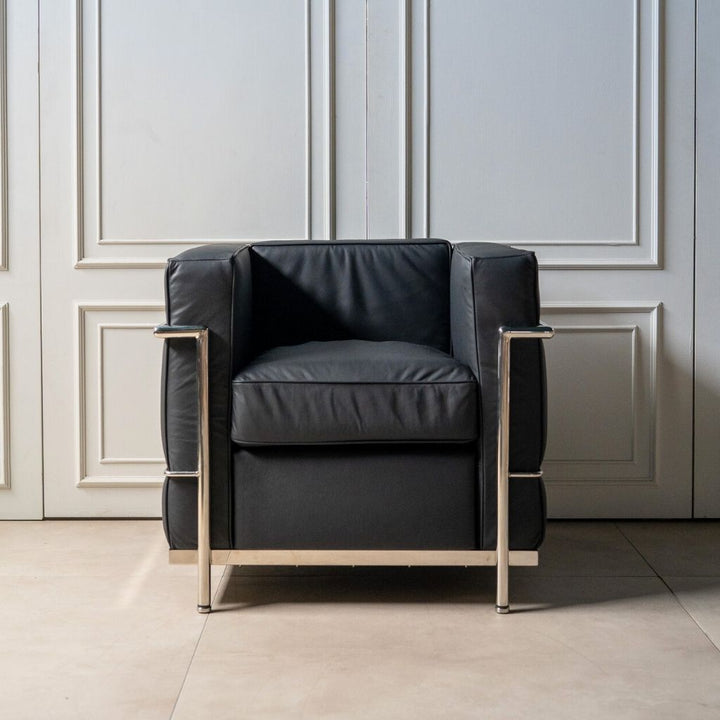 LC2 1Seat Sofa Black / LC2 シングルソファ ブラック色 ル
