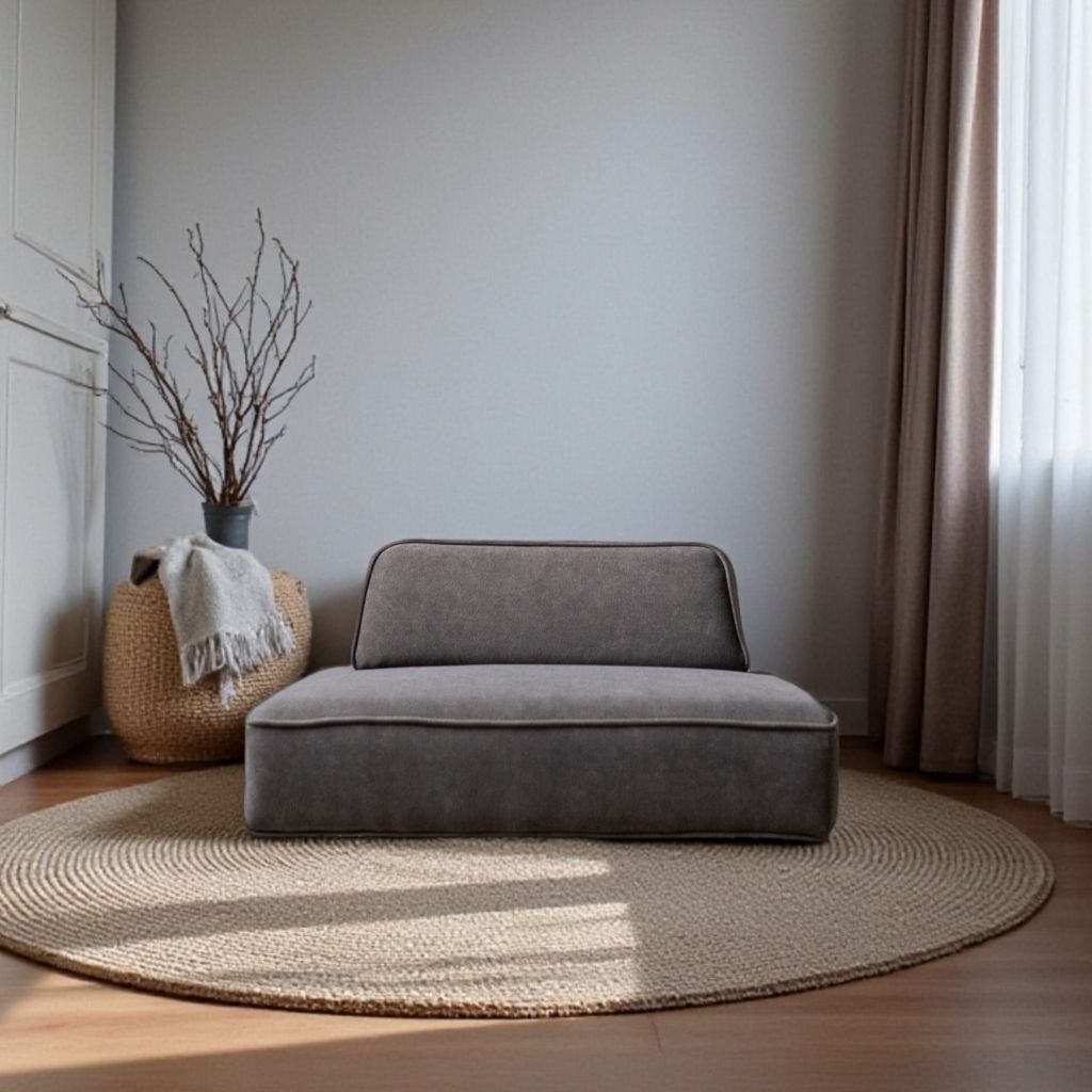 Grida Sofa Low Dark Gray - Back Unit / グリーダソファ ロー 脚なし ダークグレー - 背もたれ付き