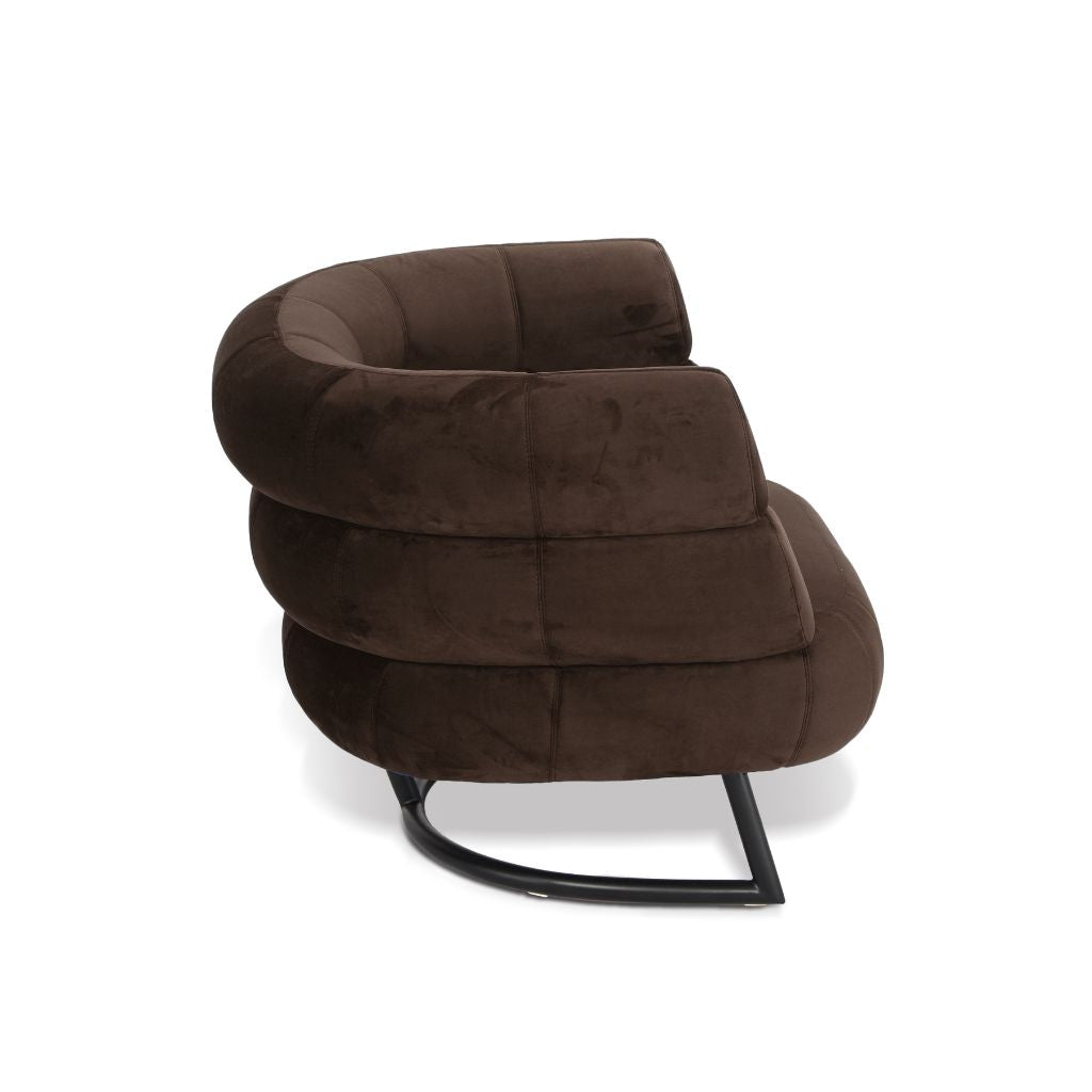 BIBENDUM CHAIR Fabric Brown / ビバンダムチェア ファブリック ブラウン色 アイリーン・グレイ