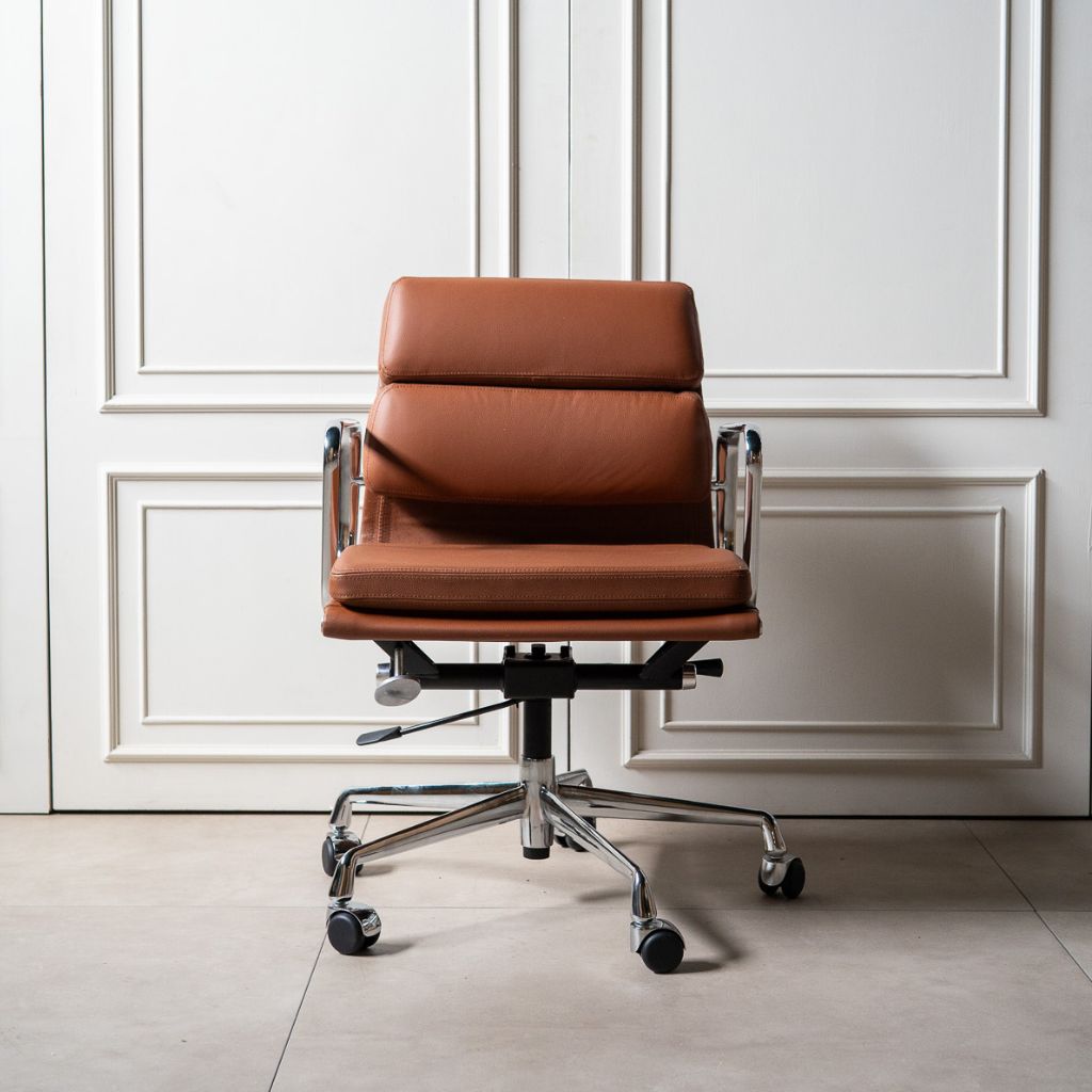 Management Soft Pad Chair Brown / マネイジメント ソフトパッド チェア ブラウン アルミナムチェア