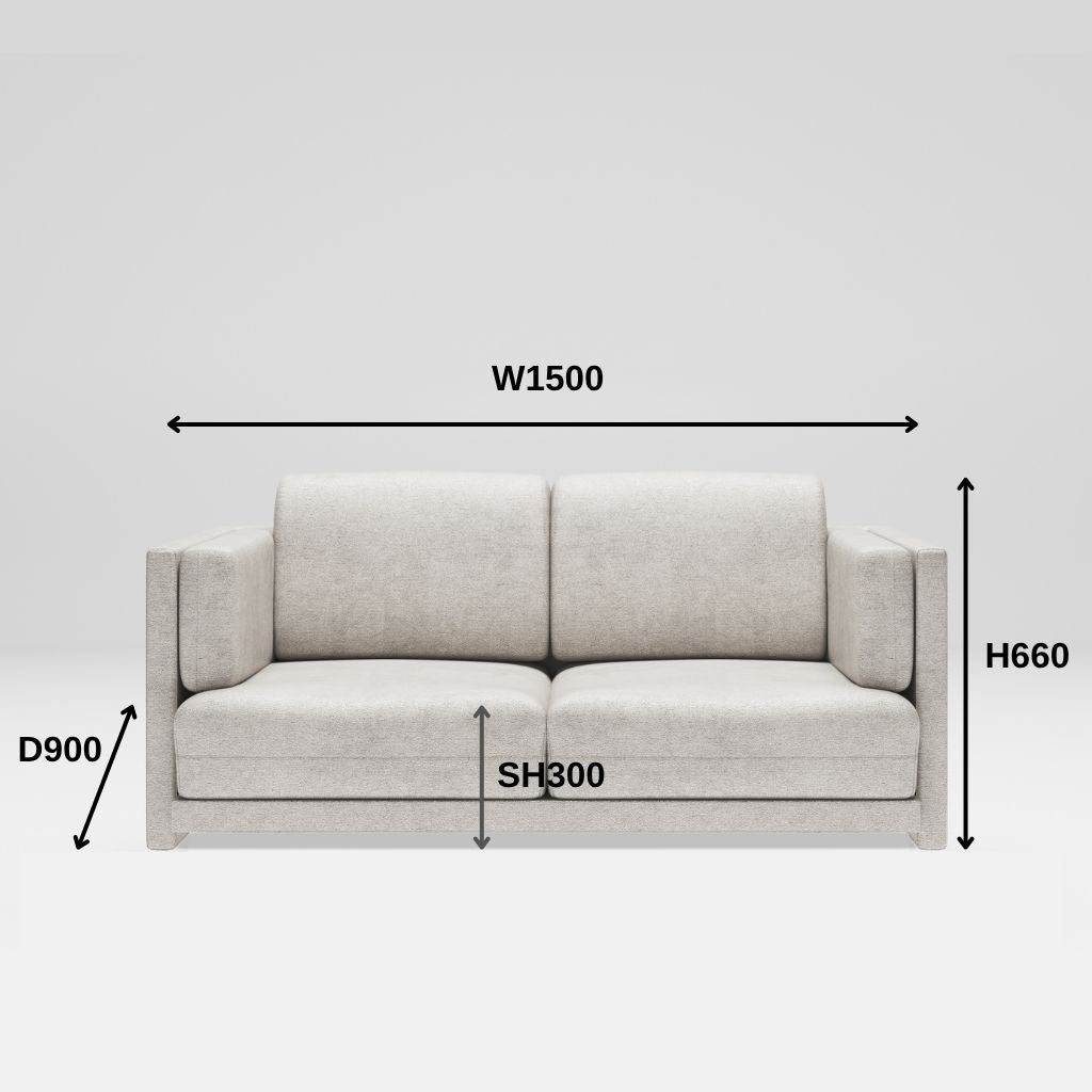 Personal Sofa 2Seats Light Gray / パーソナルソファ ダブル ライトグレー