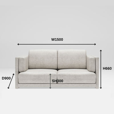 Personal Sofa 2Seats Light Gray / パーソナルソファ ダブル ライトグレー