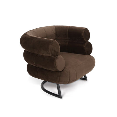 BIBENDUM CHAIR Fabric Brown / ビバンダムチェア ファブリック ブラウン色 アイリーン・グレイ